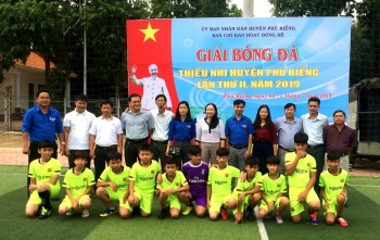 Giải bóng đá thiếu nhi huyện Phú Riềng 2019