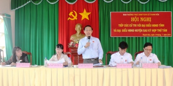 Đại biểu HĐND tỉnh tiếp xúc cử tri tại huyện Bù Đốp