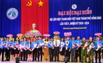 Đồng Xoài tổ chức Đại hội đại biểu Hội LHTN Việt Nam thành phố khóa V