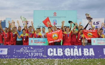 Câu lạc bộ Bình Phước giành huy chương đồng Giải hạng nhất quốc gia 2019