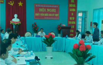 HĐND huyện Đồng Phú tổ chức hội nghị chất vấn giữa hai kỳ họp
