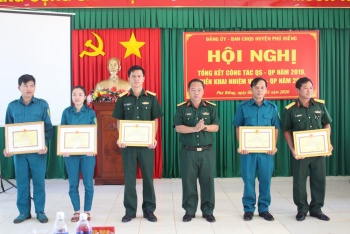 Phú Riềng tổng kết công tác quân sự - quốc phòng năm 2019