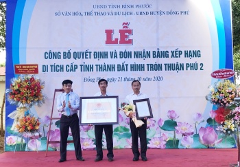 Công nhận Thành đất hình tròn Thuận Phú 2 là di tích cấp tỉnh