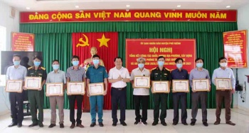 Phú Riềng tổng kết công tác quốc phòng địa phương