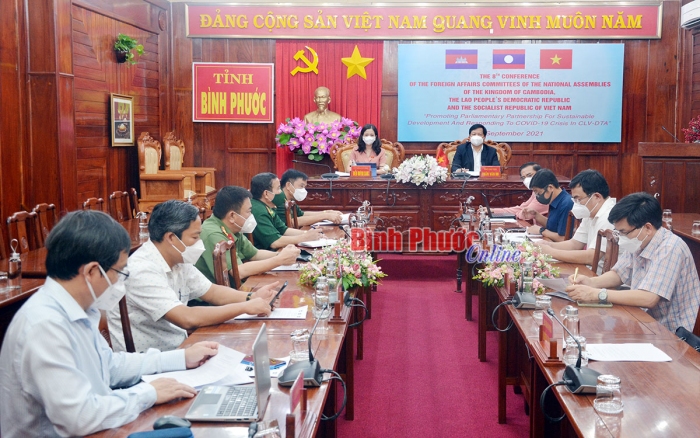 Bình Phước tham dự hội nghị Ủy ban Đối ngoại Quốc hội Campuchia - Lào - Việt Nam