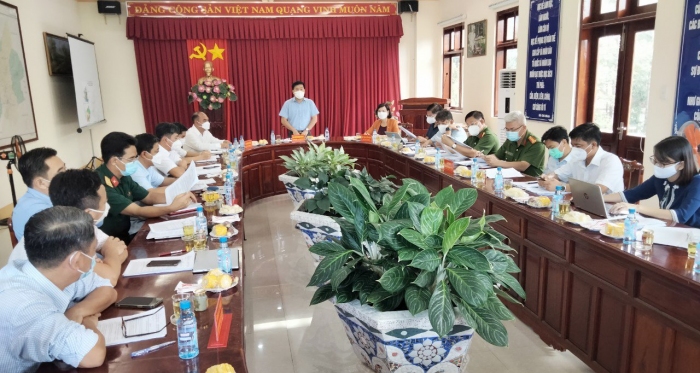 Bí thư Tỉnh ủy Nguyễn Mạnh Cường kiểm tra công tác phòng chống dịch tại huyện Chơn Thành