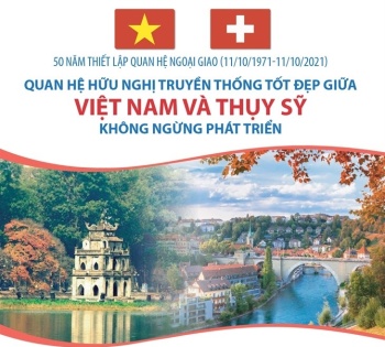 Quan hệ hữu nghị truyền thống tốt đẹp giữa Việt Nam và Thụy Sỹ không ngừng phát triển