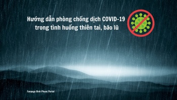 Hướng dẫn phòng chống dịch COVID-19 trong tình huống thiên tai, bão lũ