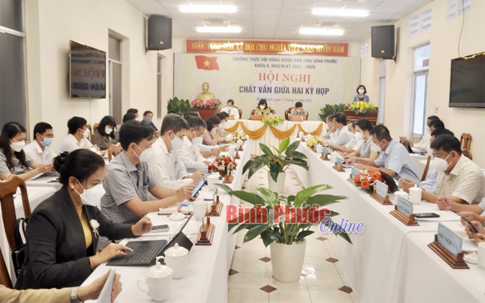 Bình Phước tổ chức hội nghị chất vấn giữa 2 kỳ họp HĐND tỉnh khóa X
