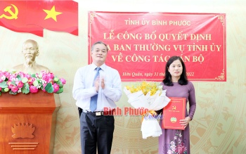 Bà Quách Thị Ánh được điều động giữ chức Bí thư Huyện ủy Hớn Quản