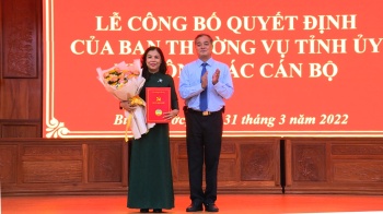 Đồng chí Nguyễn Thị Xuân Hòa được điều động giữ chức Bí thư Huyện uỷ Phú Riềng