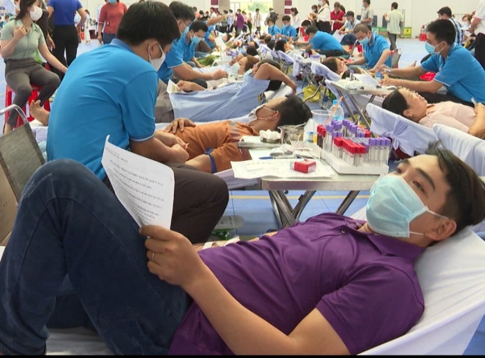 Chơn Thành: Hơn 700 tình nguyện viên hiến 565 đơn vị máu