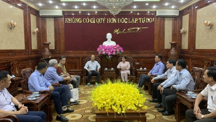Chủ tịch UBND tỉnh Trần Tuệ Hiền tiếp lãnh đạo Tập đoàn Japfa