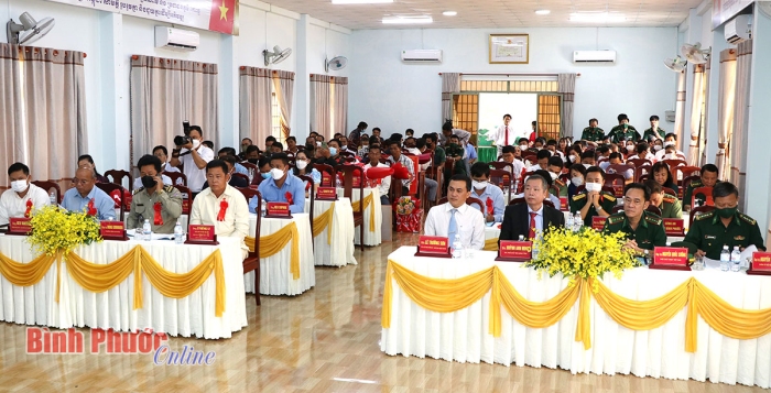 Giao lưu hữu nghị cụm dân cư 2 bên biên giới Bình Phước - Tboung Khmum: Vì biên giới hòa bình, ổn định và phát triển