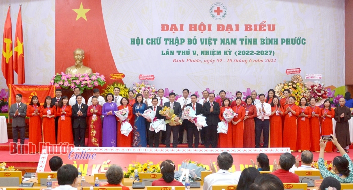 Đại hội đại biểu Hội Chữ thập đỏ tỉnh Bình Phước lần thứ V thành công tốt đẹp