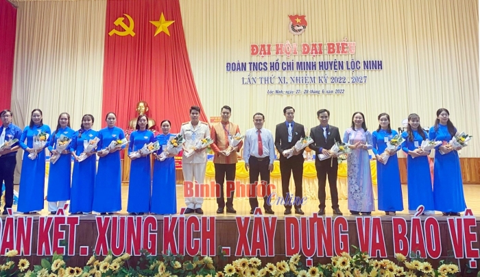 Đại hội Đoàn TNCS Hồ Chí Minh huyện Lộc Ninh nhiệm kỳ 2022-2027