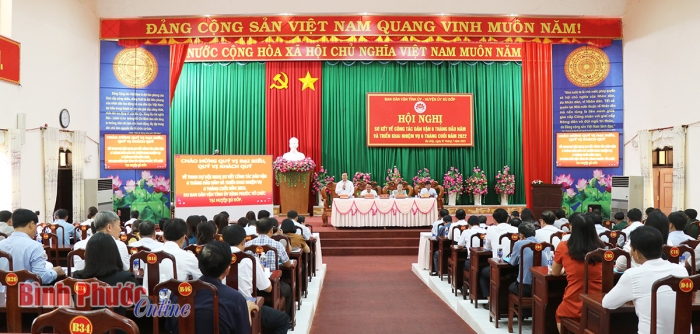 Ban Dân vận Tỉnh ủy Bình Phước triển khai nhiệm vụ 6 tháng cuối năm