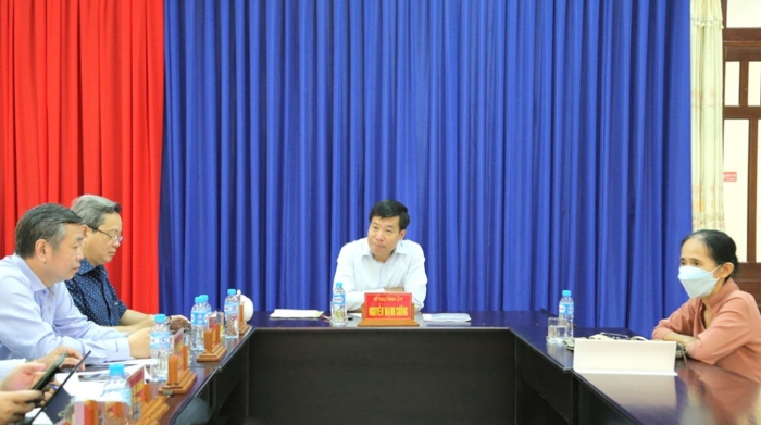Bí thư Tỉnh ủy Nguyễn Mạnh Cường tiếp và đối thoại với công dân