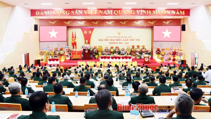 Khai mạc Đại hội đại biểu Hội Cựu chiến binh tỉnh Bình Phước lần thứ VII