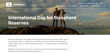 Hưởng ứng Ngày quốc tế về khu dự trữ sinh quyển đầu tiên