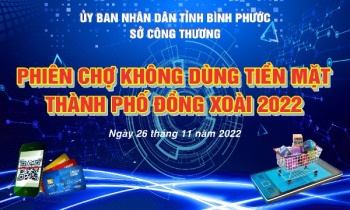 Thí điểm Phiên chợ không dùng tiền mặt tại thành phố Đồng Xoài năm 2022