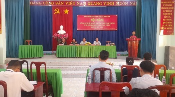 Đại biểu HĐND tỉnh tiếp xúc cử tri xã Đồng Tiến