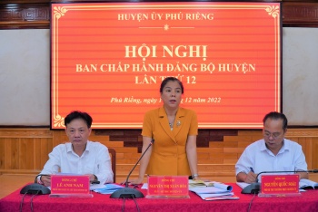Phú Riềng tổ chức Hội nghị Ban Chấp hành Đảng bộ lần thứ 12