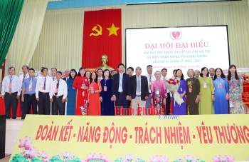 Bà Nguyễn Thị Liên được bầu giữ chức Chủ tịch Hội Bảo trợ NKT-TMC&BNN tỉnh Bình Phước nhiệm kỳ 2022-2027