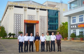 Lãnh đạo thị xã Phước Long làm việc với Công ty cổ phần thủy điện Thác Mơ