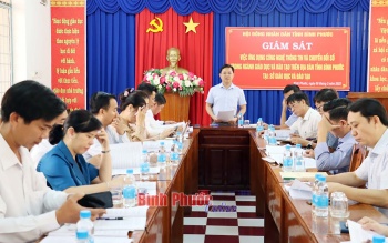 Ban Văn hóa - Xã hội HĐND tỉnh Bình Phước giám sát triển khai thực hiện Đề án 06