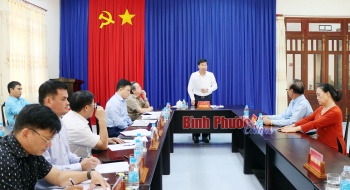 Bí thư Tỉnh ủy Bình Phước Nguyễn Mạnh Cường tiếp công dân định kỳ