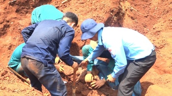 Tìm thấy thêm 7 bộ hài cốt liệt sĩ trên địa bàn xã Thanh Phú, Bình Long