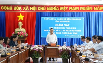Giám sát huyện Phú Riềng thực hiện Nghị quyết số 03, 04 của HĐND tỉnh