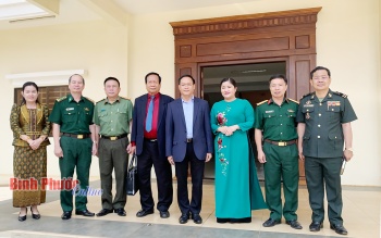 Lãnh đạo Bình Phước chúc tết các tỉnh giáp biên thuộc Vương quốc Campuchia