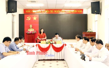 Đoàn đại biểu Quốc hội tỉnh làm việc với Công ty Điện lực Bình Phước