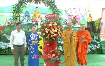 Lộc Ninh: Ban Trị sự Giáo hội Phật giáo huyện tổ chức Đại lễ Phật đản