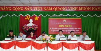 Phó Chủ tịch UBND tỉnh Trần Văn Mi tiếp xúc cử xã Thanh Lương, Bình Long