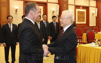 Tổng Bí thư Nguyễn Phú Trọng hội đàm với Chủ tịch Đảng 'Nước Nga Thống nhất', Phó Chủ tịch Hội đồng An ninh LB Nga