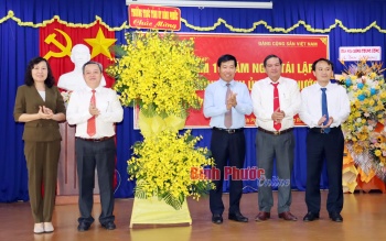 Lễ kỷ niệm 10 năm ngày tái lập Ban Nội chính Tỉnh ủy Bình Phước