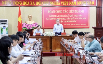 Đoàn công tác liên ngành làm việc tại tỉnh Bình Phước