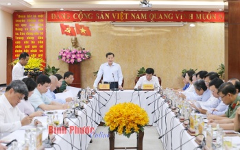 Phó Thủ tướng Chính phủ Lê Minh Khái làm việc tại Bình Phước