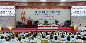 Khai mạc kỳ họp thứ 11 HĐND tỉnh Bình Phước khóa X