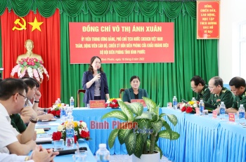 Phó Chủ tịch nước Võ Thị Ánh Xuân thăm và làm việc tại Bình Phước