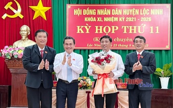 Ông Nguyễn Gia Hòa được bầu làm Chủ tịch UBND huyện Lộc Ninh