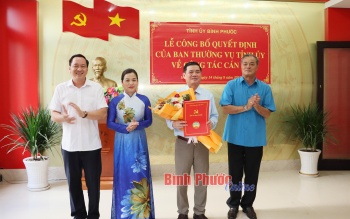 Ông Phạm Thành Chung giữ chức Phó Bí thư Thường trực Huyện ủy Hớn Quản