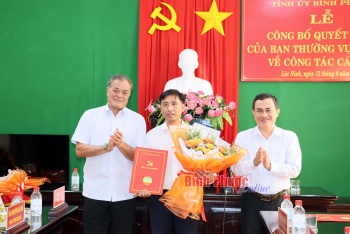 Ông Nguyễn Gia Hòa giữ chức Phó Bí thư Huyện ủy Lộc Ninh