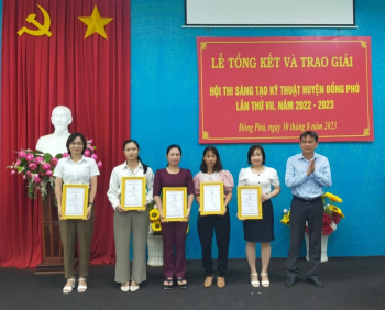 Đồng Phú tổng kết Hội thi sáng tạo kỹ thuật huyện lần thứ VII