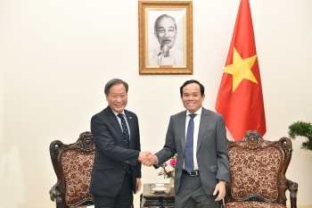 Phó Thủ tướng Trần Lưu Quang tiếp Phó Chủ tịch điều hành cấp cao JICA
