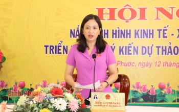 Đoàn đại biểu Quốc hội tỉnh Bình Phước nắm tình hình kinh tế - xã hội trước kỳ họp thứ 6, Quốc hội khóa XV