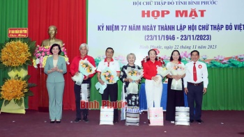 Họp mặt kỷ niệm 77 năm ngày thành lập Hội Chữ thập đỏ Việt Nam